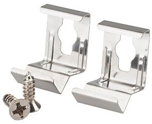 45 stupňový inštalačný úchyt pre ALU profily BARDOLINO/MULTI-2/IGNIS, pár/2 skrutky, V2A