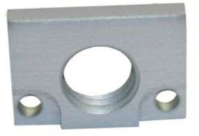 1ks koncovka pre ALU profil Bardolino FLACH, M8x1 diera na kábel, elox,2 skrutky