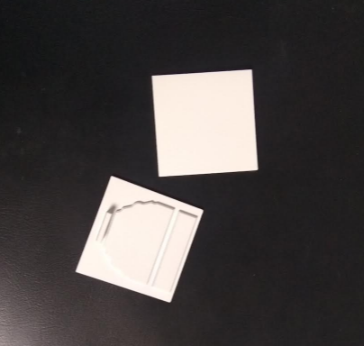 2ks hliníková koncovka pre alu profil CATANIA 4040, 2mm, prisadený, napraškované na Bielo