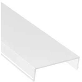 Opálový difúzor pre alu profil CATANIA 4040, prisadený, 37,3x8,5mm, 2m