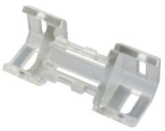 2ks plastový inšt. rohový úchyt pre ALU profil GARliano/GARgano, 4skrut.,4 hmožd.,do betón