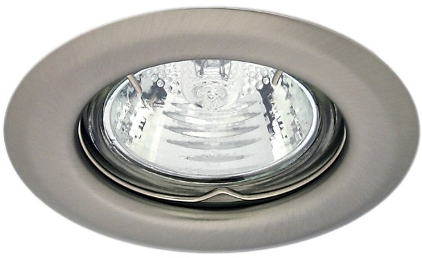 Podhľadové bodové svietidlo, 50W, 12V, MR16, IP20, matný chróm