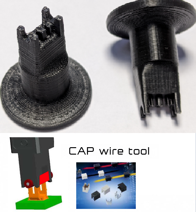 CAP tool na IDC8 konektor SMD, pre 9176-500 radu IDC8, rucne nasadenie