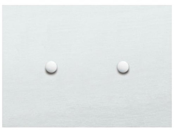 Dizajnový kryt pre 2-páčkový/tlačítkový vypínač NINA, horizontálny, čierny bronz elox