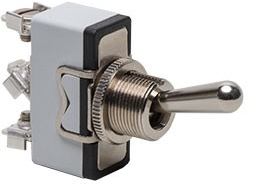 Pákový spínač, striedavý, pre rámiky série NINA, 230V AC, chróm