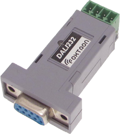 Konverter DALI na RS232 seriovy port