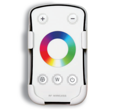 Diaľkový RF ovládač M4 s držiakom na stenu, 4-kanály, DC 3V, dosah 40-50m 