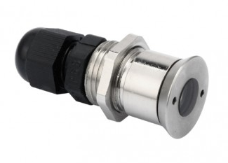 Koncovka mini spot pre opt. vlákna max 6mm, zapustená so závitom, IP67, nerez
