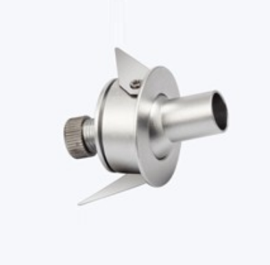 Koncovka mini spot pre opt.vlákna max 8mm, otočné náklon max 60°, priem 34mm, nerez