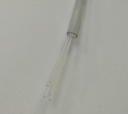 Opt. vlákno s bočným vyžar., viacžilové, 200dB/km, priem. 4mm, 5x0.75mm