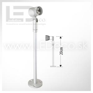 Nábytkové svietidlo galerijného štýlu pre 20cm, 12V DC, MR11