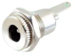 Konektor  DC, 3A, 500VDC, PANEL MOUNT, okrúhly, mosadz