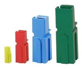 Konektor pre káble alebo wire-to-board, POWERMOD, priamy, polykarbonát, čierny