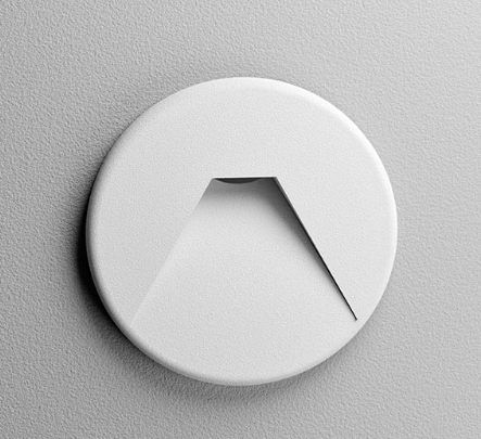 Zapustené nástenné LED svietidlo, 230VC, 3W, 120lm, CRI>80, 3CCT, okrúhle, biele