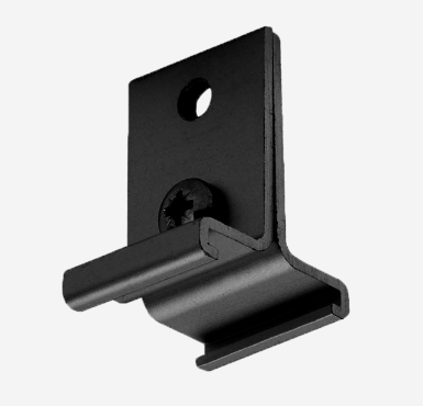 T úchyt pr pre lištový systém LI-TRACK, čierny