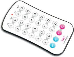 Diaľkový ovládač M12, 12-kanál, DC 3V, 2.4GHz, nastav. fareb. škály, dosah 50m