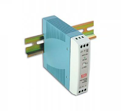 Napájací zdroj na DIN lištu MDR 20W, 12V DC, miniatúrne prevedenie
