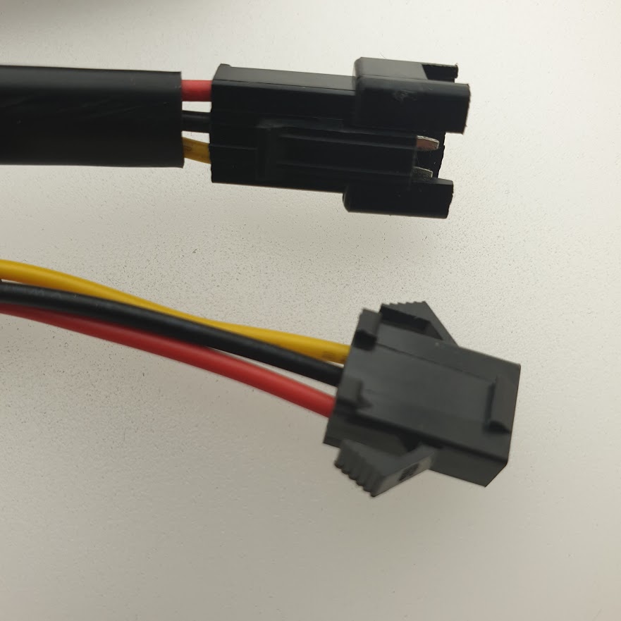 Predĺžovacie káble k PIR senzoru pre PIRDIM1X, s konektormi, 3m 