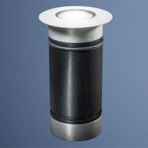 Podlahové svietidlo PISA 1.2, 2.6W,CRI83,3000K,230lm, 21°, 12/24V, IP67,hliník,priem.55mm