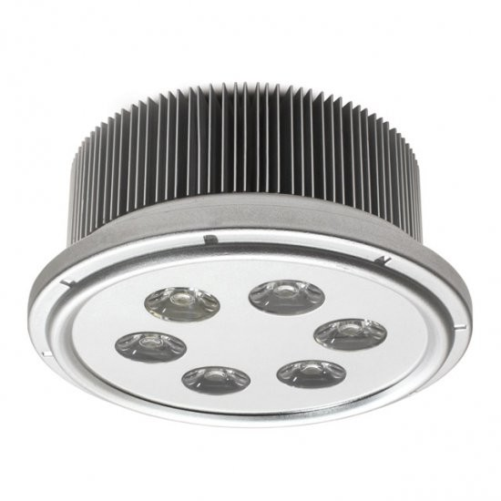 6W Svetelný zdroj LED, AR111, CRI>80, 350mA, 6W, 3000K, 20°, IP20