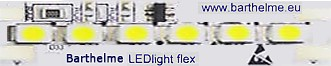 PROFI LEDLightFlex, 35W/m, 24V DC, 133LEDs/m, 4000K, CRI 85,10mm, del.45mm, 3600lm/m