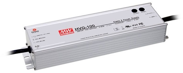 Napájací zdroj HVG, 100W, 2280mA, DIMM 3v1, SELV, IP67, 180V-528V AC