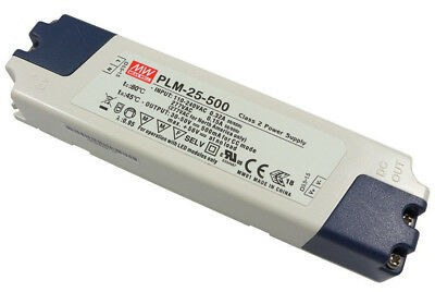 Stmievateľný napájací zdroj prúdový, 25W/500mA,, 30-50V, CC Dimm LED, so SELV, IP30