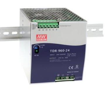 Napájací zdroj na DIN lištu 960W, 24V DC, 3-fázový, 40A, paralená funkcia, PFC
