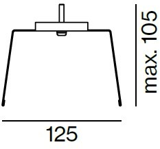 Montážny úchyt pre svetelnú drážku FRAME 100