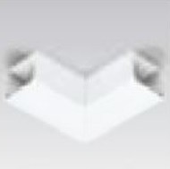 Rohový spojovací konektor pre MINIMAL 100,  90°, ALU s opálovým difúzorom