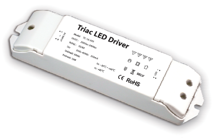 Triac LED driver, 16W, 200-230V AC, 350mA, CC, 50/60Hz