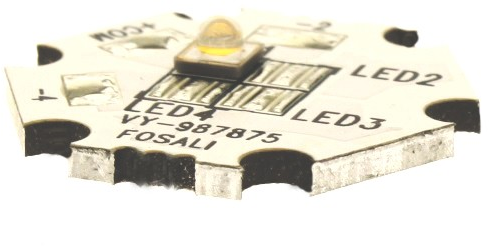 LED Oslon SSL 90 W830 na STAR HEX stvormodul s 1x LED 3W