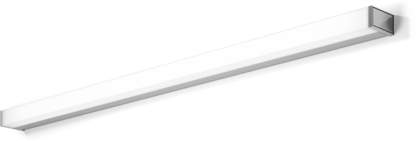 Nástenné LED svietidlo STRETTA, 230V,26W, 3000K, IP44, 1200mm, noDIM, biela/chróm