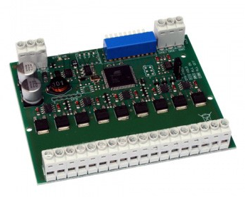 Kontrolér DMX, 9 kanálovx10A,12-24V DC, PWM out,max. 2.44Hz,CV, common ANODE+, Stand Alone