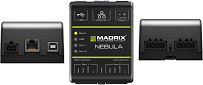 MADRIX Nebula SPI/DMX/ signalovy kontroler standalone, DIN, 2x Universe, SD card