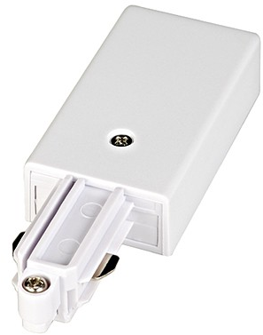 Napájanie pre 1-fázový lištový systém SL-TRACK, 230V, max 16A, ľavé, biele