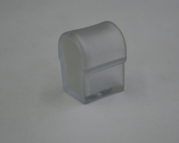 Koncovka-zaslepka pre LED neon velka, transparentná