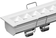 LED svietidlo s anti-glare mriežkou, biele/biele, 3000K,10W,24VDC, 649mm,IP40, 838lm