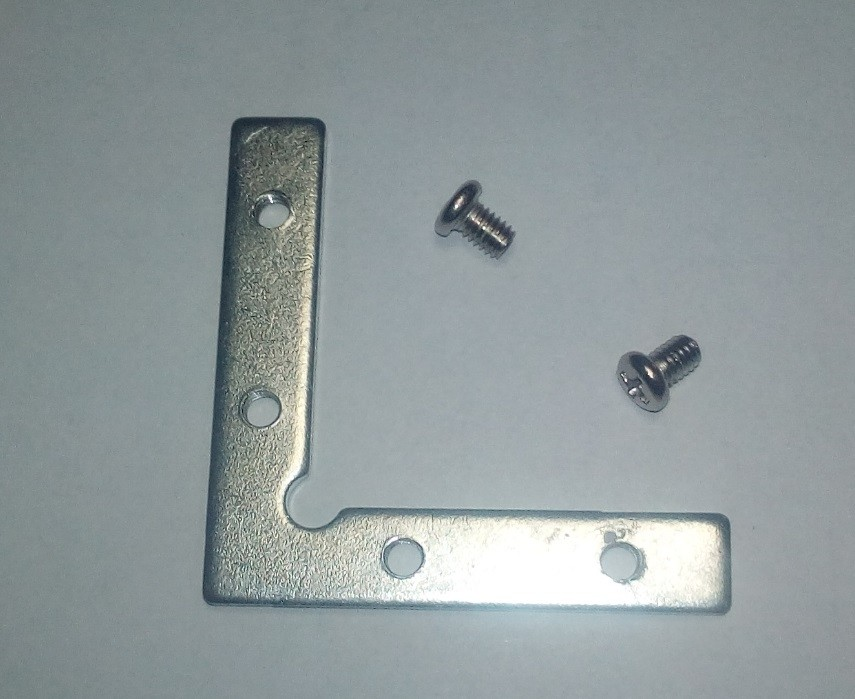 Konektor rohový pre spájanie dvoch ALUprof MERLUZZO/CATANIA-60/80,6skrutiek,90°,horizont