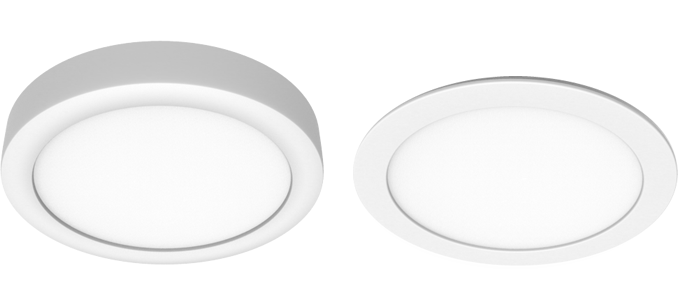 SLIMBOX 8v1 prisadený/zapustený, 3-4-6000K,12-24W,1950lm,CRI>80,IP20,230V,biely rám