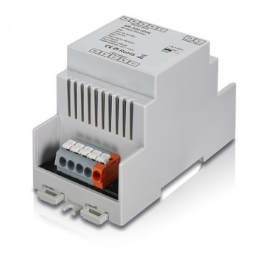 LED zosilňovač, 4-kanálový, 12-36V DC, 4CHx5A, 4x(60-180)W, 240W(12V)-480W(24V), DIN