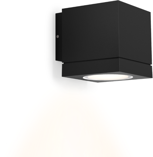 Exter fasádne LED svietidlo,down,8W,629lm,CRI>90,IP65,3000K,34st.,čierne,230V