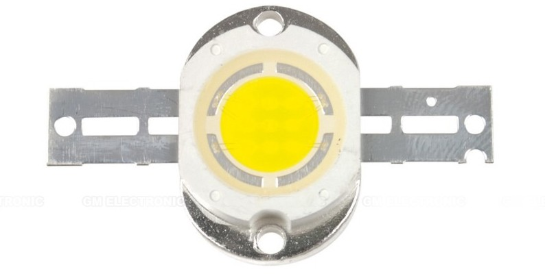 LED čip, 10W, 10V,1050mA, 700lm, 90°, 3000K, 1050mA
