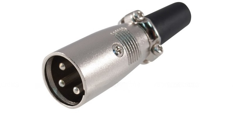 Konektor XLR 188 - samec, 3 kontakty, XLR konektor