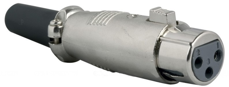 Konektor XLR 189 - samica, 3 kontakty, XLR konektor